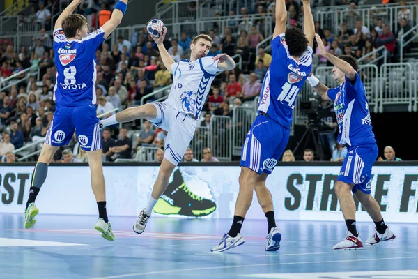 Ζάγκρεμπ Κροατία Σεπτεμβρίου 2017 Ehf Velux Champions League Ppd Zagreb — Φωτογραφία Αρχείου