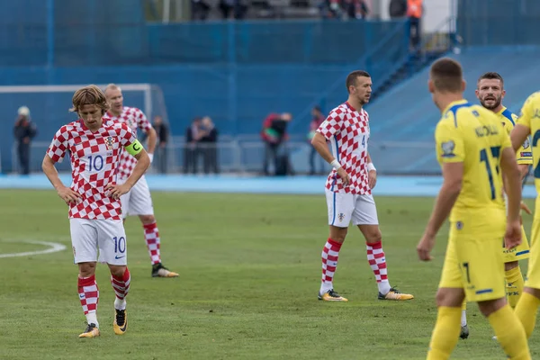 Zagrzeb Chorwacja Września 2017 Europejskie Kwalifikacje Mistrzostw Świata Piłce Nożnej — Zdjęcie stockowe