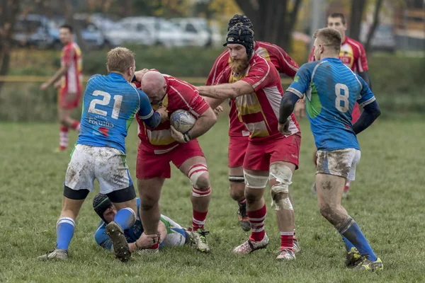 Zagreb Croatia November 2017 Rugby Match Rugby Club Mladost Rugby — Stock Photo, Image