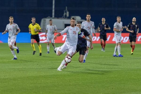 Zagreb Croatia November 2018 Uefa Nations League Football Match Croatia — Stock Photo, Image