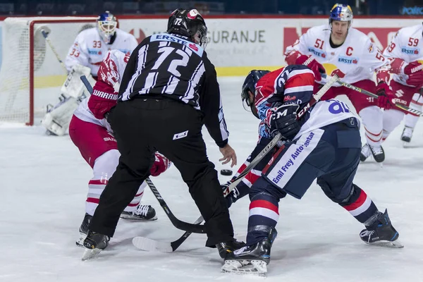 Zagreb Croatia November 2017 Ebel Ice Hockey League Match Medvescak — Stock Photo, Image