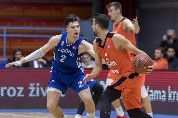 Záhřeb Chorvatsko Prosince 2017 Premijer Liga Cedevita Cibona Záhřeb Roko — Stock fotografie