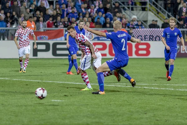 Rijeka Croácia Outubro 2017 Qualificador Europeu Para Copa Mundo Fifa — Fotografia de Stock