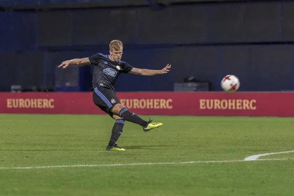 Zagreb Hırvatistan Ağustos 2018 Uefa Şampiyonları Leauge Eleme Turu Gnk — Stok fotoğraf