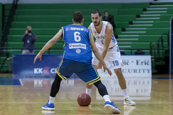 Zagreb Croatie Novembre 2017 Match Basket Ball Entre Cedevita Vrijednosnice — Photo