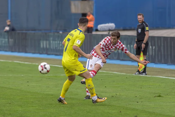 ザグレブ クロアチア 2017年9月3日 2018 Fifaワールドカップロシアのヨーロッパ予選 クロアチア対コソボ ジョシップ ピヴァリック 22歳 — ストック写真