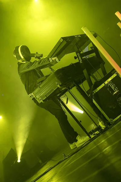 Zagreb Croatia Setembro 2018 Kvasir Uma Banda Masculina Tocando Dom — Fotografia de Stock