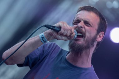 Zagreb, Hırvatistan - 27 Haziran 2017: Zagreb Rockfest 