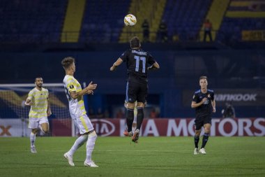 Zagreb, Hırvatistan - 20 Eylül 2018: Uefa Avrupa Ligi 2018 / 2019, Gnk Dinamo vs. Sk Fenerbahçe. Mario Gavranoviç (11))