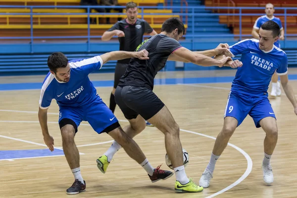 Zagreb Croatia December 2017 Croatian Indoors Soccer Tournament Kutija Sibica — 스톡 사진