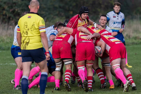 Zagreb Croatia November 2017 Rugby Match Rugby Club Zagreb Rugby — Stock Photo, Image