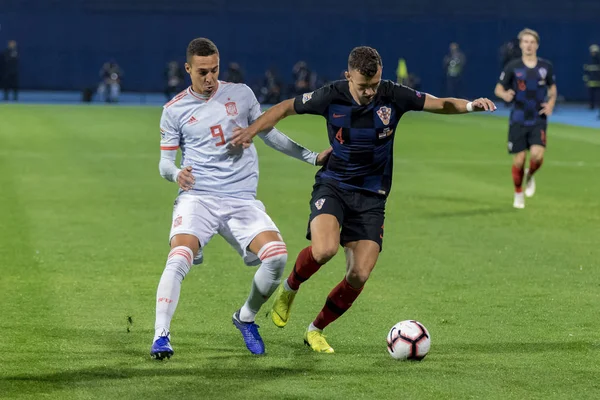 Zagreb Croatia November 2018 Uefa Nations League Football Match Croatia — Stok fotoğraf