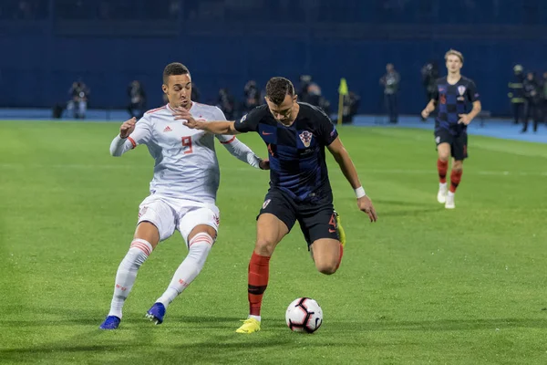 Zagreb Croatia November 2018 Uefa Nations League Football Match Croatia — Stok fotoğraf