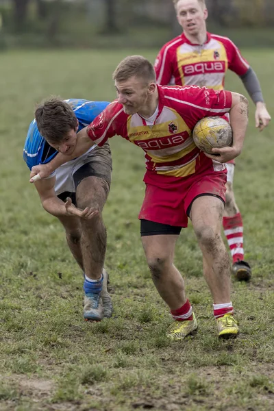 Zagreb Croatia November 2017 Rugby Match Rugby Club Mladost Rugby — Stock Photo, Image