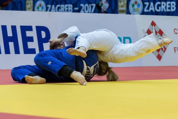 Zagreb Croacia Octubre 2017 Gran Premio Judo Ijf Zagreb 2017 — Foto de Stock