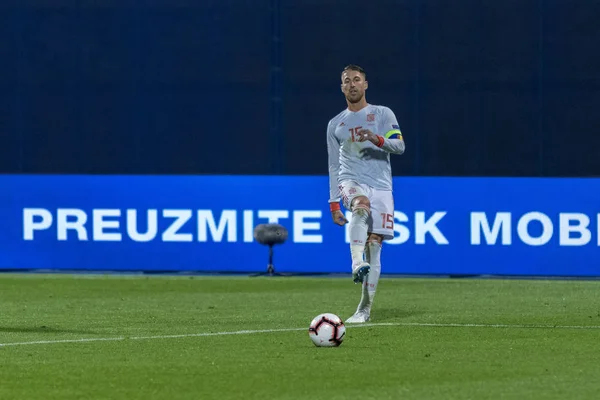 Zagreb Croatia November 2018 Uefa Nations League Football Match Croatia — Stok fotoğraf