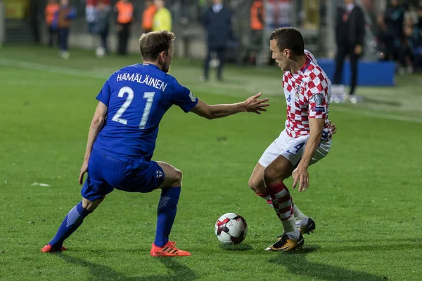 Ριέκα Κροατία Οκτωβρίου 2017 Ευρωπαϊκός Προκριματικός Για Παγκόσμιο Κύπελλο Ποδοσφαίρου — Φωτογραφία Αρχείου