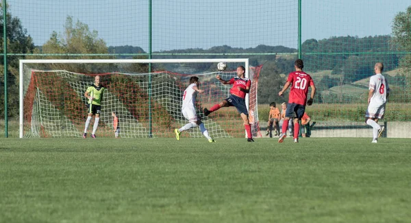 Zelina Croacia Agosto 2017 Cuarto Partido Liga Croata Fútbol Entre —  Fotos de Stock