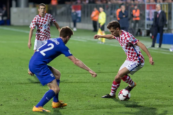 Rijeka Kroatien Oktober 2017 Qualifikation Für Die Fußball Weltmeisterschaft 2018 — Stockfoto