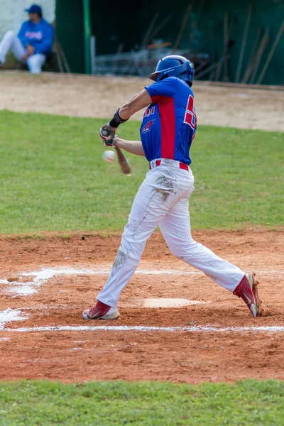 Zagreb Croatia Setembro 2017 Baseball Match Baseball Club Zagreb Olimpija — Fotografia de Stock