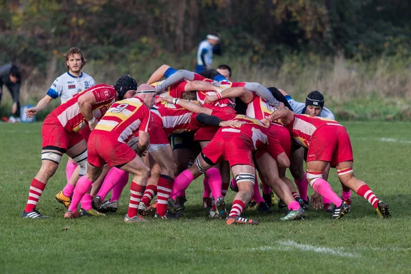 Zagreb Croatia November 2017 Rugby Match Rugby Club Zagreb Rugby — Stock Photo, Image