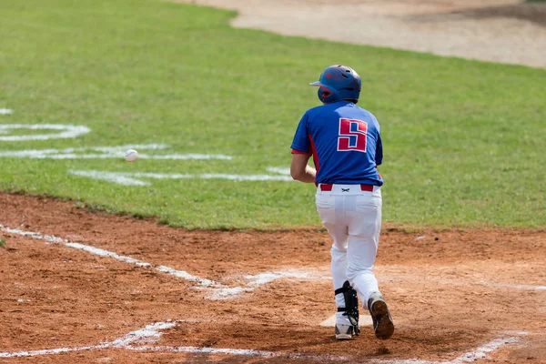 Zagreb Croazia Settembre 2017 Partita Baseball Tra Baseball Club Zagabria — Foto Stock