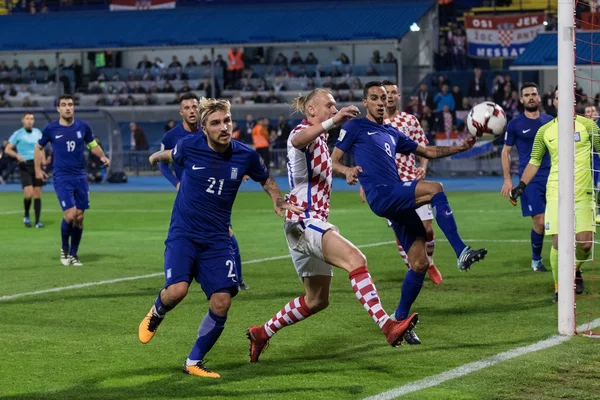 Загреб Хорватія Листопада 2017 Європейський Кваліфікаційний Матч Чемпіонату Світу 2018 — стокове фото