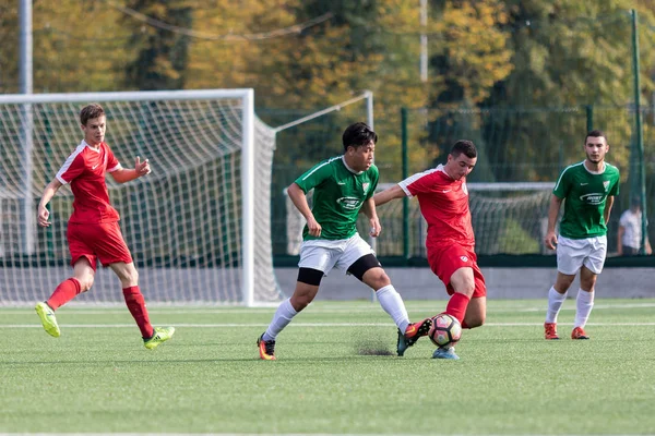 Zagreb Kroatië Oktober 2017 Derde Kroatische Voetbalbond Maksimir Spansko Spelers — Stockfoto