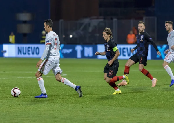 Zagreb Croatia November 2018 Uefa Nations League Football Match Croatia — Stok fotoğraf