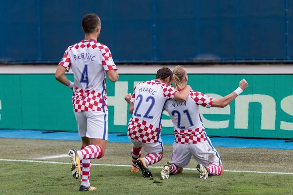 Zagreb Kroatien September 2017 Qualifikation Für Die Fußball 2018 Russland — Stockfoto