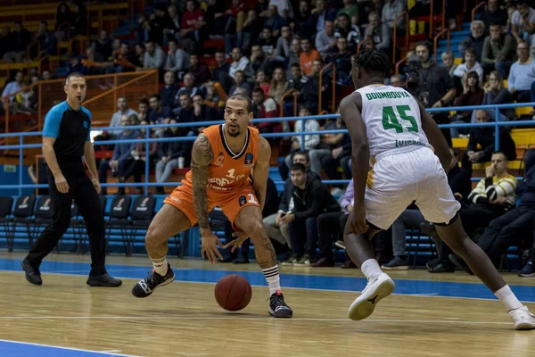 Zagreb Kroatien November 2018 Aba League Cedevita Limoges Csp Basket — Stockfoto