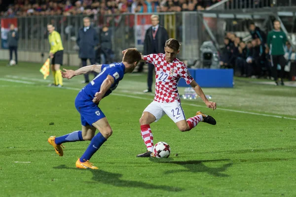 Ριέκα Κροατία Οκτωβρίου 2017 Ευρωπαϊκός Προκριματικός Για Παγκόσμιο Κύπελλο Ποδοσφαίρου — Φωτογραφία Αρχείου