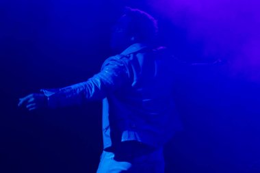 ZAGREB, CROATIA - AUGUST 29, 2017:Duran Duran Paper gods on tour 2017 at Salata Zagreb. Simon Le Bon singer of the band Duran Duran on stag