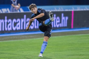 Zagreb, Hırvatistan - 21 Temmuz 2017: Dinamo Zagreb (Cro) ile Odd (Nor) arasında oynanan Uefa Avrupa Ligi 3. tur ön eleme maçı. Ante Coric (10)