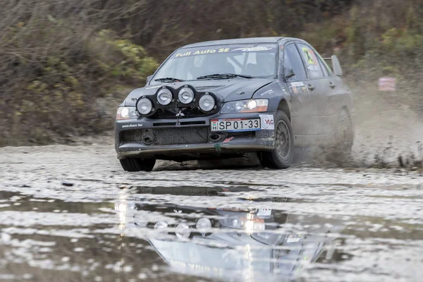 Sveta Nedelja Hırvatistan Kasım 2017 Laszlo Voros David Kocis Mitsubishi — Stok fotoğraf