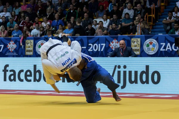 Zagreb Croacia Octubre 2017 Gran Premio Judo Ijf Zagreb 2017 — Foto de Stock