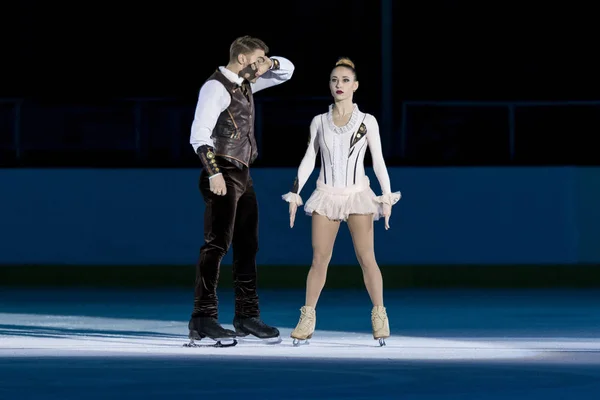 Загреб Кроатия Декабря 2017 Конкурс Фигурного Катания Golden Spin Zagreb — стоковое фото