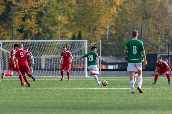 Zagreb Kroatië Oktober 2017 Derde Kroatische Voetbalbond Maksimir Spansko Spelers — Stockfoto