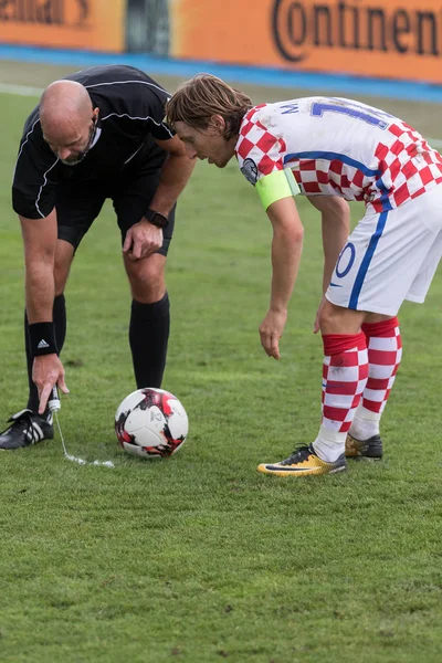 Ζάγκρεμπ Κροατία Σεπτεμβρίου 2017 Προκριματικός Ευρώπης 2018 Fifa World Cup — Φωτογραφία Αρχείου