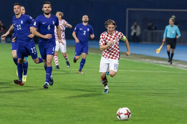 Zagreb Croatia Novembro 2017 Qualificador Europeu Para 2018 Copa Mundo — Fotografia de Stock