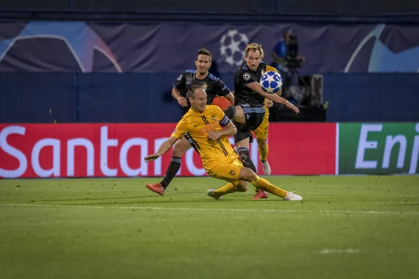 Zagreb Croatia August 2018 Uefa Champions League Playoffs Gnk Dinamo — Stock Photo, Image