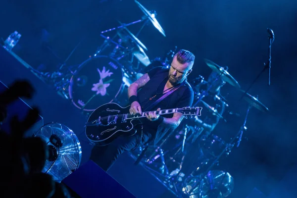 Zagreb Croatia June 2017 Zagreb Rockfest Cult Guitar Player Billy — Stock Photo, Image