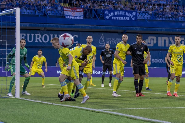 Zagreb Croatia Agosto 2018 Fase Qualificação Leauge Dos Campeões Uefa — Fotografia de Stock