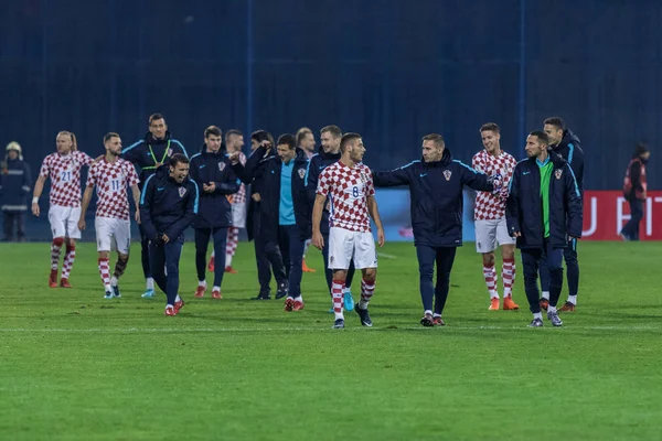 Загреб Хорватія Листопада 2017 Європейський Кваліфікаційний Матч Чемпіонату Світу 2018 — стокове фото