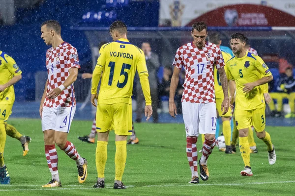 Zagreb Croatia September 2017 European Qualifier 2018 Fifa World Cup — Stock Photo, Image