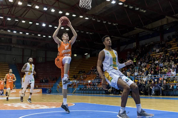 Zagreb Hırvatistan Kasım 2018 Aba Ligi Cedevita Limoges Csp Basketbolcular — Stok fotoğraf