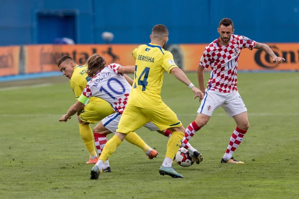 Zagreb Croatia September 2017 European Qualifier 2018 Fifa World Cup — Stock Photo, Image