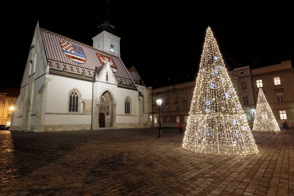 Heiliger Markiert Den Platz Und Die Kirche Des Marko Mit — Stockfoto