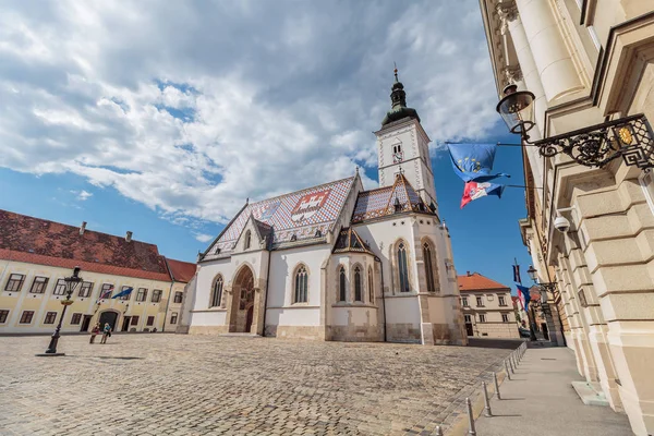 Church Mark Zágráb Horvátország — Stock Fotó