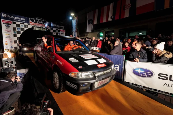 Sveta Nedelja Hırvatistan Kasım 2016 Ralli Gösterisi Santa Domenica Tören — Stok fotoğraf